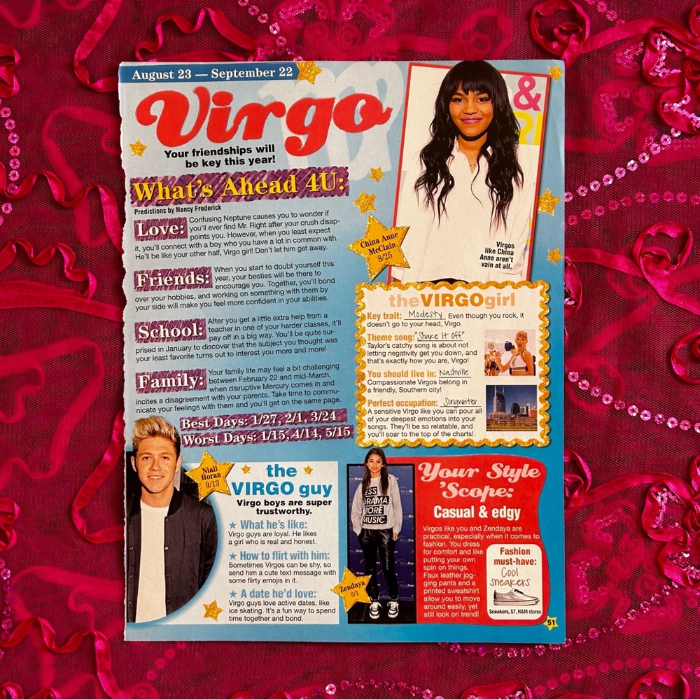 bella thorne collectible tear out astro girl! magazine poster - Picture 2 of 2